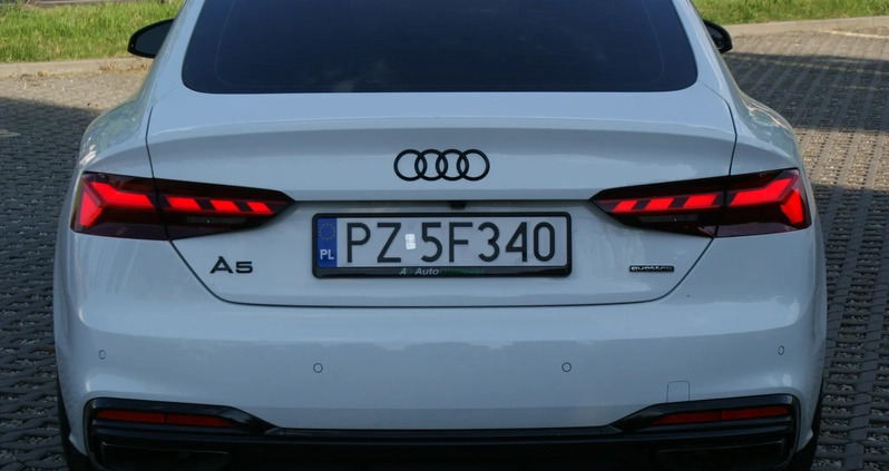 Audi A5 cena 178500 przebieg: 20121, rok produkcji 2022 z Poznań małe 631